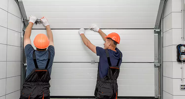 Garage Door Bottom Panel Repair in St. Petersburg, FL