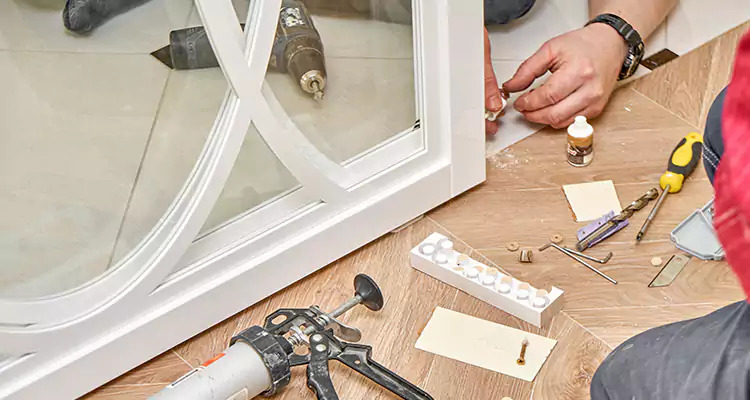 Interior Patio Door Casing Repair in St. Petersburg, FL